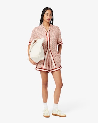 Sapatilhas Baseshot Pro em Pele para Mulher