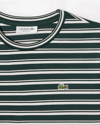 T-shirt de Jersey &agrave;s Riscas