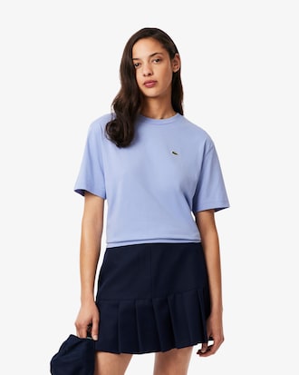T-shirt de Algodão Suave Relaxed Fit