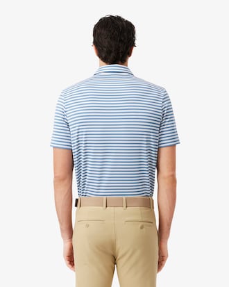 Polo de Golf Listrado Regular Fit e com Tecnologia Ultra-Dry