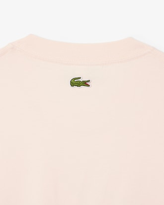 T-shirt em Jersey de Algodão Estampado