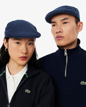 Boina Petit Piqu&eacute; com Crocodilo Bordado