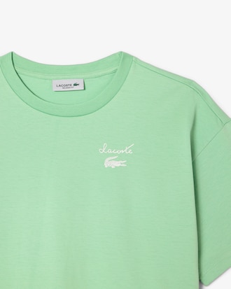T-shirt de Algodão com Logo