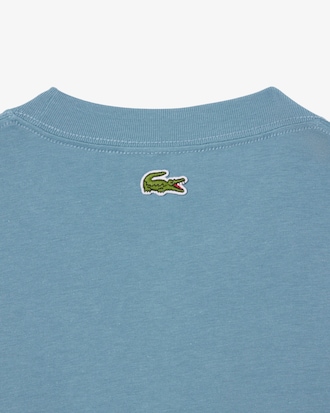 T-shirt em Jersey de Algodão Estampado