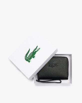 Porta-moedas City Court em Pele Granulada