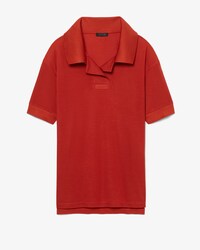 Vestido Runway com Gola de Polo em Piqu&eacute; de Seda