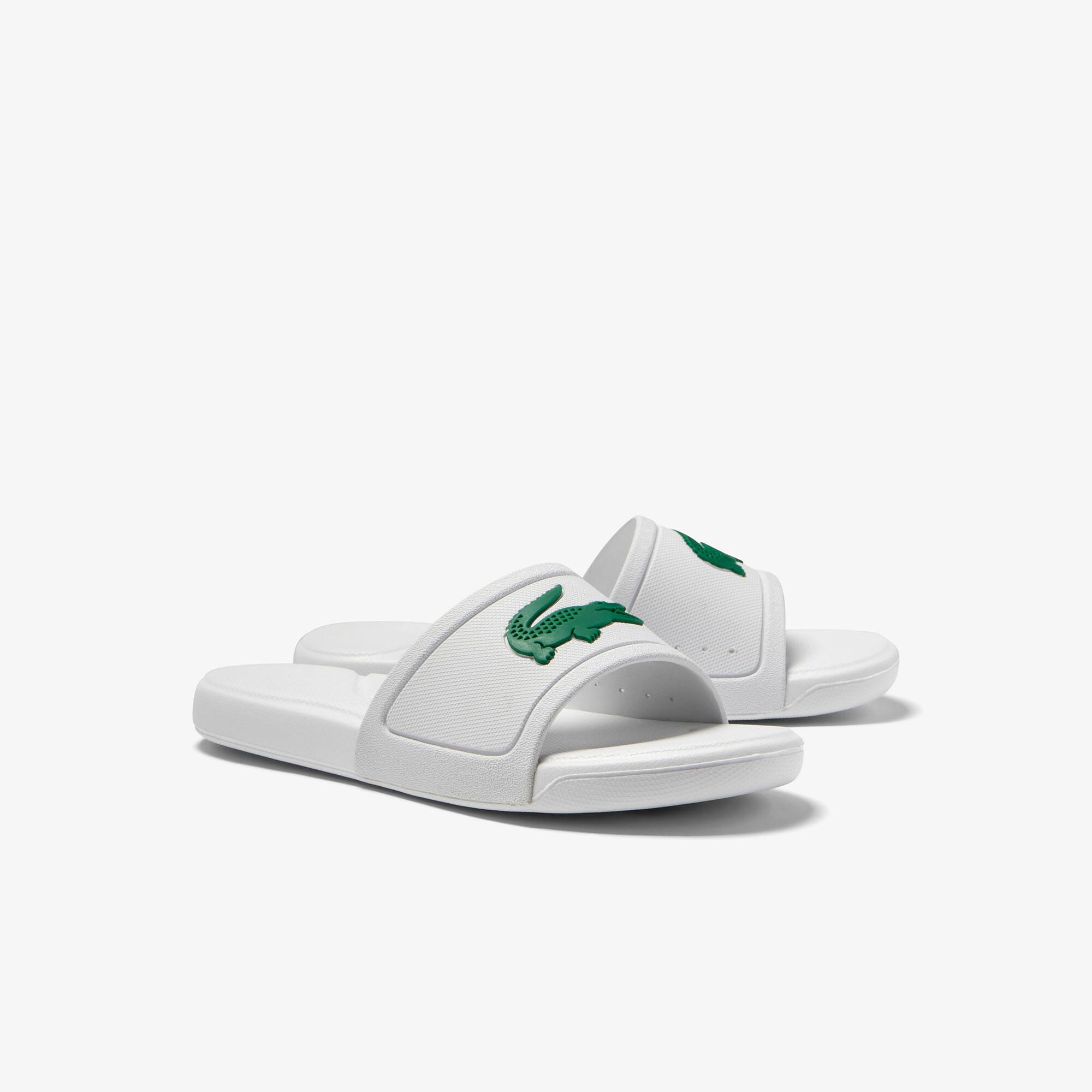 lacoste white sandals