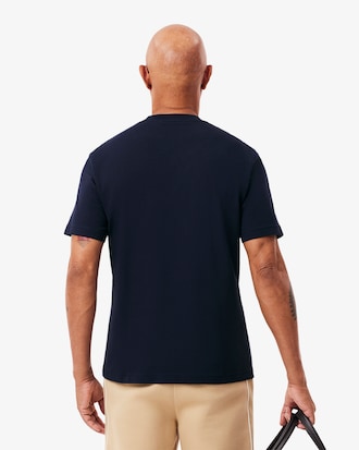 T-shirt de Algodão com Bolso no Peito