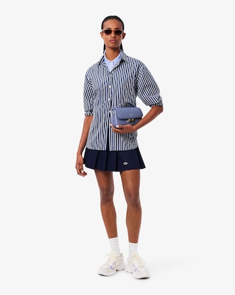 Camisa em Popelina de Algod&atilde;o Oversized