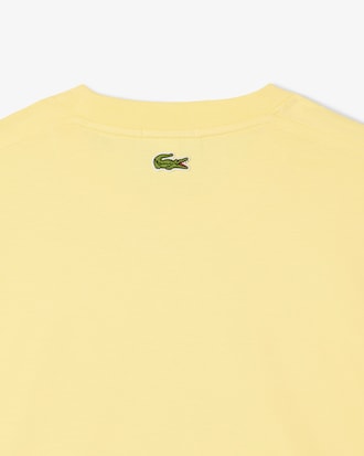 T-shirt de Algodão com Estampado de Assinatura