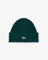 Gorro em Malha Canelada de L&atilde;