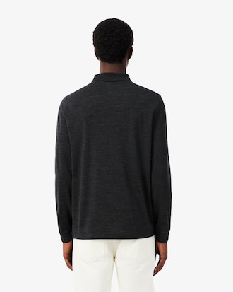 Polo Regular Fit de Manga Comprida de L&atilde;