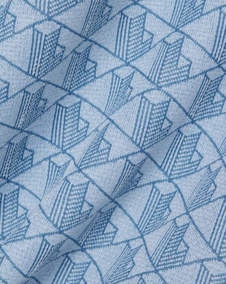 Polo em Jacquard com Monograma Classic Fit