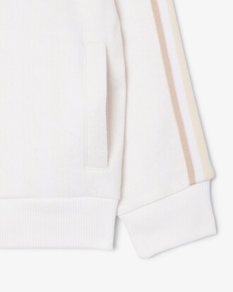 Sweatshirt com Gola Alta e Fecho com Monograma unissexo