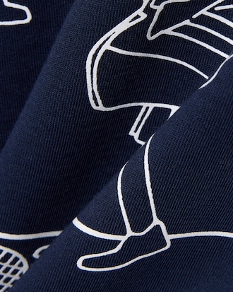 T-shirt de T&eacute;nis com Estampado e Tecnologia Ultra-Dry