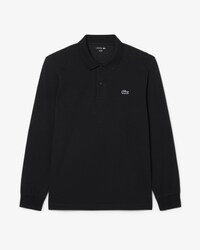 Polo de Algod&atilde;o de Manga Comprida Regular Fit