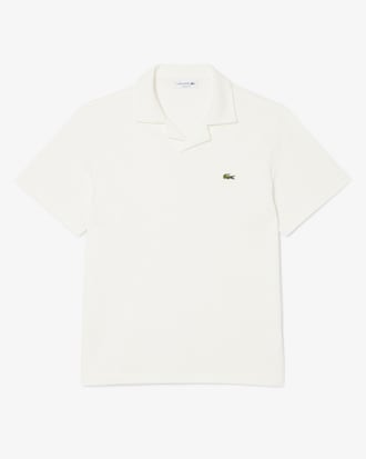Polo em Algod&atilde;o e Linho Classic Fit