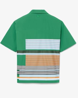 Camisa Runway &agrave;s Riscas Relaxed Fit