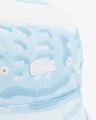 Chap&eacute;u Bucket em Sarja de Algod&atilde;o Estampado