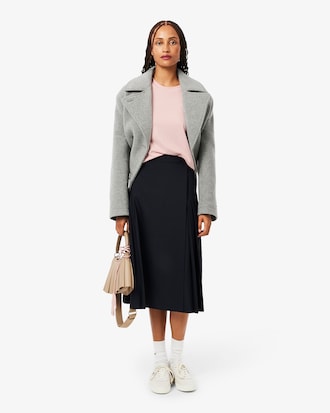 T-shirt de Corte Descontra&iacute;do com Crocodilo de Paisagem