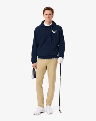 Camisola com Capuz de Golfe em Velo Estampado