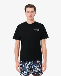 T-shirt em Jersey com Padrão Estampado