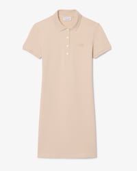 Vestido Polo Mini Piqu&eacute; El&aacute;stico Slim Fit