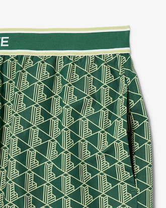 Cal&ccedil;&otilde;es de Pijama em Popelina com Estampado de Monograma