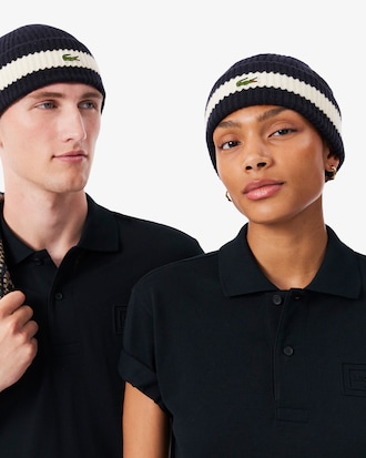 Gorro em Malha Canelada de L&atilde;