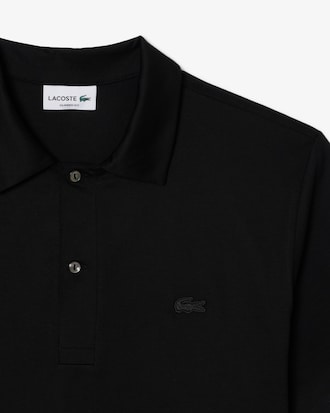 Polo Paris Bordado e com Gola Aberta Classic Fit