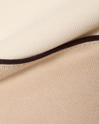 Camisola com Capuz Colorblock em Felpa