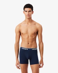 Pack de 3 Boxers de Algod&atilde;o El&aacute;stico