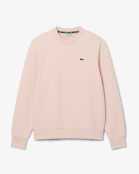 Sweatshirt em Piqu&eacute; com Decote Redondo Relaxed Fit