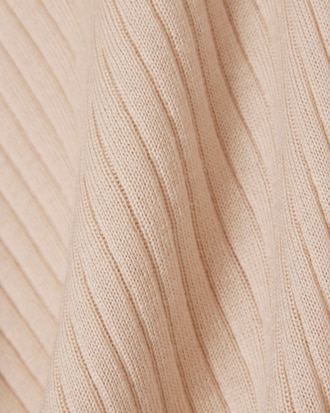 Sweater sem Mangas de L&atilde; Merino em Malha 3D