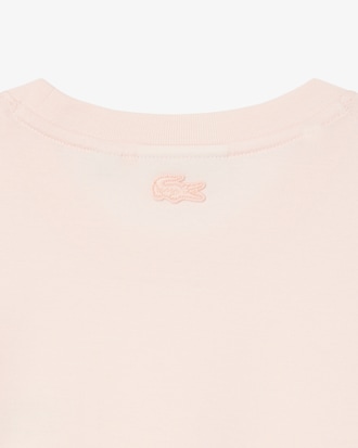 T-shirt em Jersey com Estampado de Crocodilo