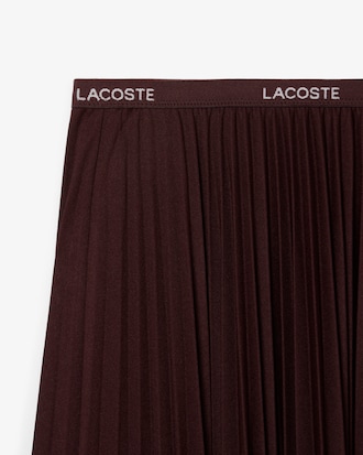 Saia Comprida e Plissada com Cintura El&aacute;stica