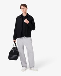 Polo Commuter Slim Fit em Jacquard Piqu&eacute; da Marca