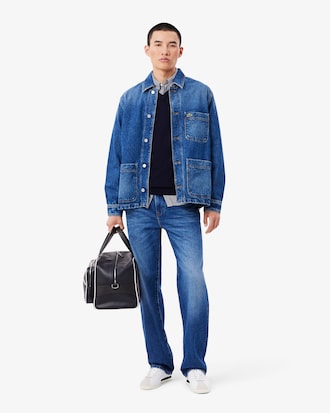 Sweater Monocrom&aacute;tica de Algod&atilde;o com Decote em V