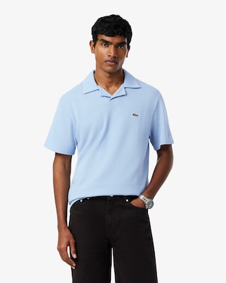 Polo em Algod&atilde;o e Linho Classic Fit