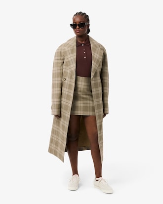 Polo piqué de algodão stretch Lacoste para Mulher