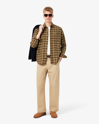 Camisa Regular Fit em Flanela Axadrezada