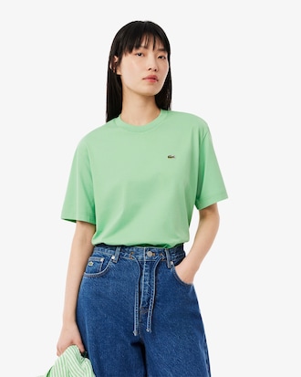 T-shirt de Algodão Suave Relaxed Fit