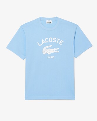 T-shirt de Algodão com Estampado de Assinatura