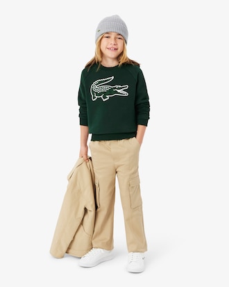 Sweatshirt de Felpa com Estampado de Monograma