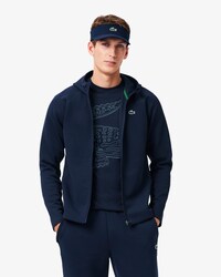 Camisola Desportiva El&aacute;stica com Capuz e com Fecho