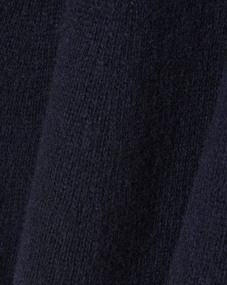 Vestido Curto de Lã Cardada Sem Costuras