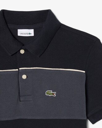 Polo Petit Piqu&eacute; Colorblock