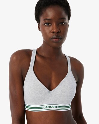 Bralette de Algod&atilde;o El&aacute;stico Acolchoado