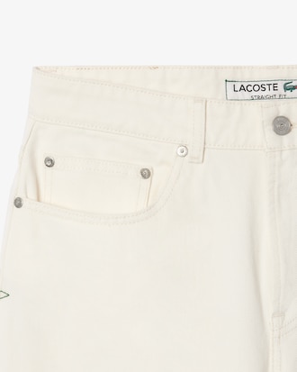 Cal&ccedil;as de ganga straight cut com 5 bolsos