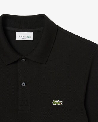 Polo L.12.12 de Manga Comprida Slim Fit
